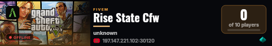 Rise State Cfw live status badge