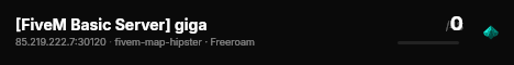 [FiveM Basic Server] giga live status badge