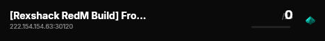 [Rexshack RedM Build] Frontier Dev live status badge