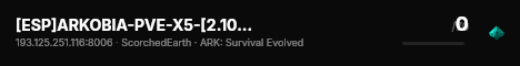 [ESP]ARKOBIA-PVE-X5-[2.10]-[Shop][Steam/Epic] - (v358.6) live status badge