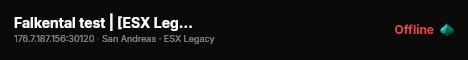 Falkental test | [ESX Legacy] live status badge