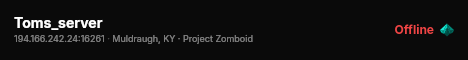 Toms_server live status badge