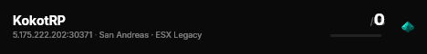 KokotRP live status badge