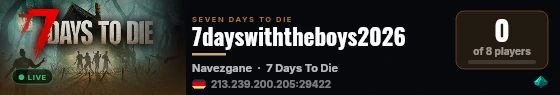 7dayswiththeboys2026 live status badge