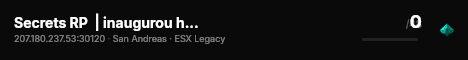 Secrets RP  | inaugurou hoje dia 19/08/2026 live status badge