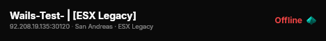 Wails-Test- | [ESX Legacy] live status badge