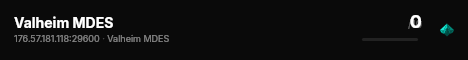 Valheim MDES live status badge