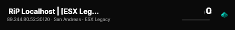  RiP Localhost | [ESX Legacy] live status badge