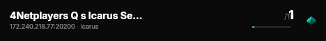 4Netplayers Q s Icarus Server live status badge