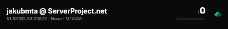 jakubmta @ ServerProject.net live status badge
