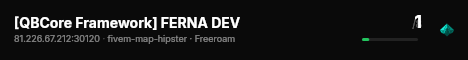 [QBCore Framework] FERNA DEV live status badge