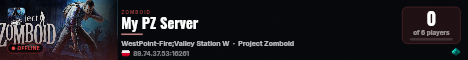 My PZ Server live status badge