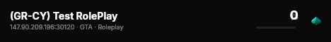 (GR-CY) Test RolePlay live status badge