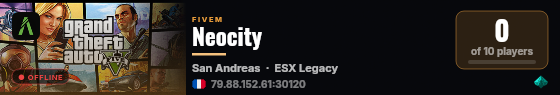 Neocity live status badge