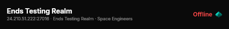 Ends Testing Realm live status badge