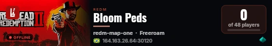 Bloom Peds live status badge