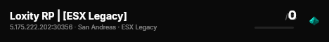 Loxity RP | [ESX Legacy] live status badge
