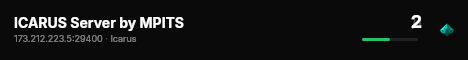 ICARUS Server by MPITS live status badge