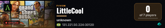 LittleCool live status badge