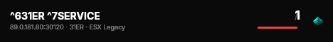 ^631ER ^7SERVICE live status badge