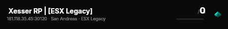  Xesser RP | [ESX Legacy] live status badge