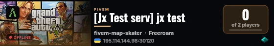 [Jx Test serv] jx test live status badge