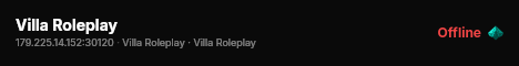 Villa Roleplay live status badge