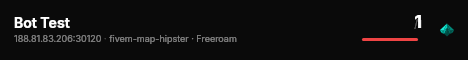 Bot Test live status badge