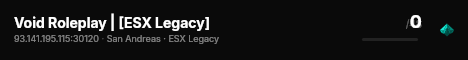 Void Roleplay | [ESX Legacy] live status badge