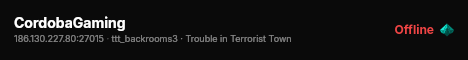 CordobaGaming live status badge