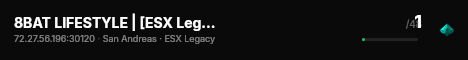 8BAT LIFESTYLE | [ESX Legacy] live status badge