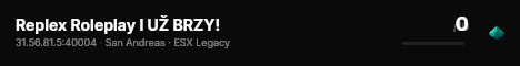 Replex Roleplay l UŽ BRZY! live status badge