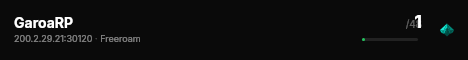 GaroaRP live status badge