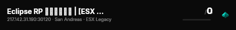 Eclipse RP الكسوف | [ESX Legacy] live status badge