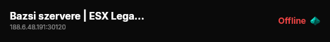 Bazsi szervere | ESX Legacy Server live status badge