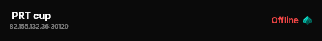  PRT cup live status badge