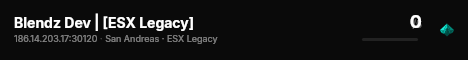 Blendz Dev | [ESX Legacy] live status badge
