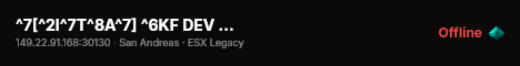 ^7[^2I^7T^8A^7] ^6KF DEV ^7| ✅ ^5 ✅ ^7| ^5discord.gg/kfdev live status badge