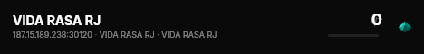 VIDA RASA RJ live status badge