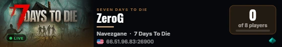 ZeroG live status badge