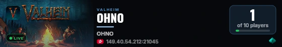 OHNO live status badge