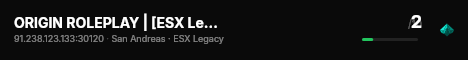 ORIGIN ROLEPLAY | [ESX Legacy] live status badge
