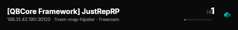 [QBCore Framework] JustRepRP live status badge