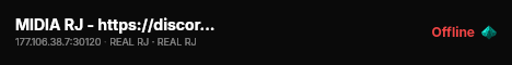 MIDIA RJ - https://discord.gg/6a6fp5RHmV live status badge
