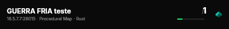 GUERRA FRIA teste live status badge