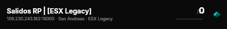 Salidos RP | [SalidosRP] live status badge