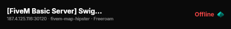 [FiveM Basic Server] SwigServer live status badge