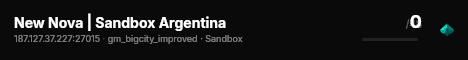 New Nova | Sandbox Argentina live status badge