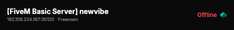 [FiveM Basic Server] newvibe live status badge