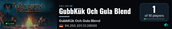 GubbKük Och Gula Blend live status badge